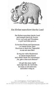 Gedicht: Ein Elefant marschiert durchs Land