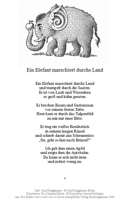 Ein Elefant marschiert durchs Land